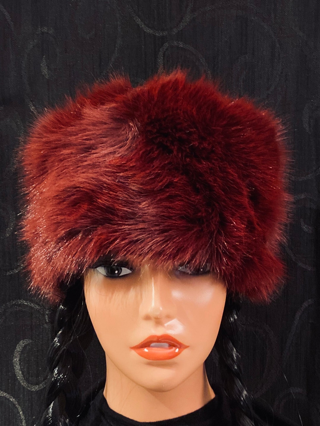 Russian Style Fur Hat Futrzane Faux Fur Trimmed Winter Hat For