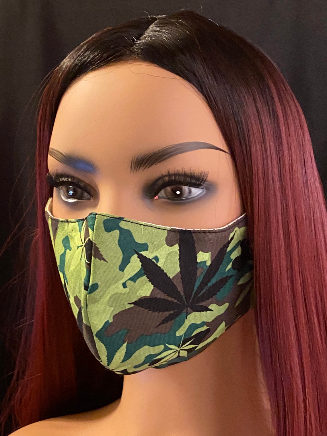 Weed Face Mask 420 Mask Weed Print Face Mask. Unisex Etsy