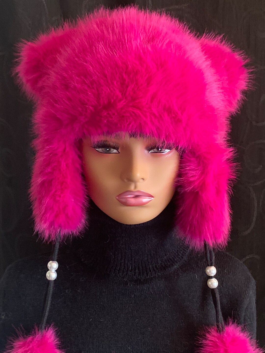 Winter Women Ladies Bobble Pom Pom Men Beanie Hat Ski Cable Knitted Hat