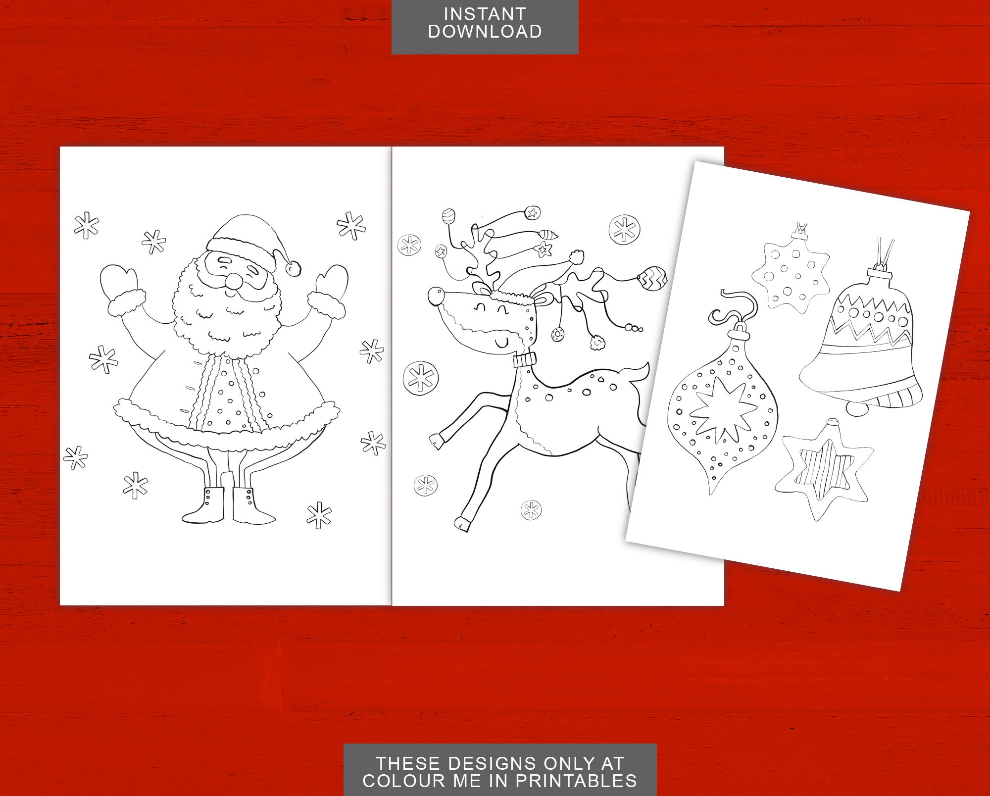 Printable Letter to Santa Claus INSTANT DOWNLOAD Blank Dear Santa ...