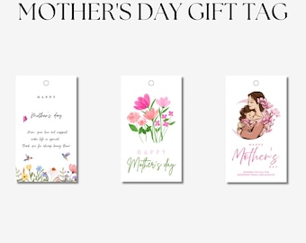 Mothers day gift tag | Happy mothers day | Mothers day tag | Printable gift tag | Instant download | Mothers day | Gift for mom | Gift tag