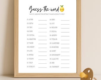 Baby shower games | Baby shower bundle | Baby shower | Baby shower game | Instant download | Games bundle | Shower games bundle | Baby shower