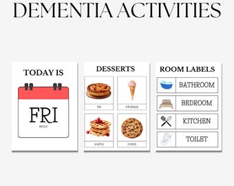 Dementia activities | Dementia activity | Dementia | Brain games | Alzheimer's activity | Dementia games | Memory care | Games for seniors