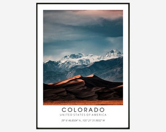 Colorado Digitaler Download Druck - Colorado Wandkunst - Colorado Poster - Usa Poster - Colorado Landschaft Fotografie Wandkunst