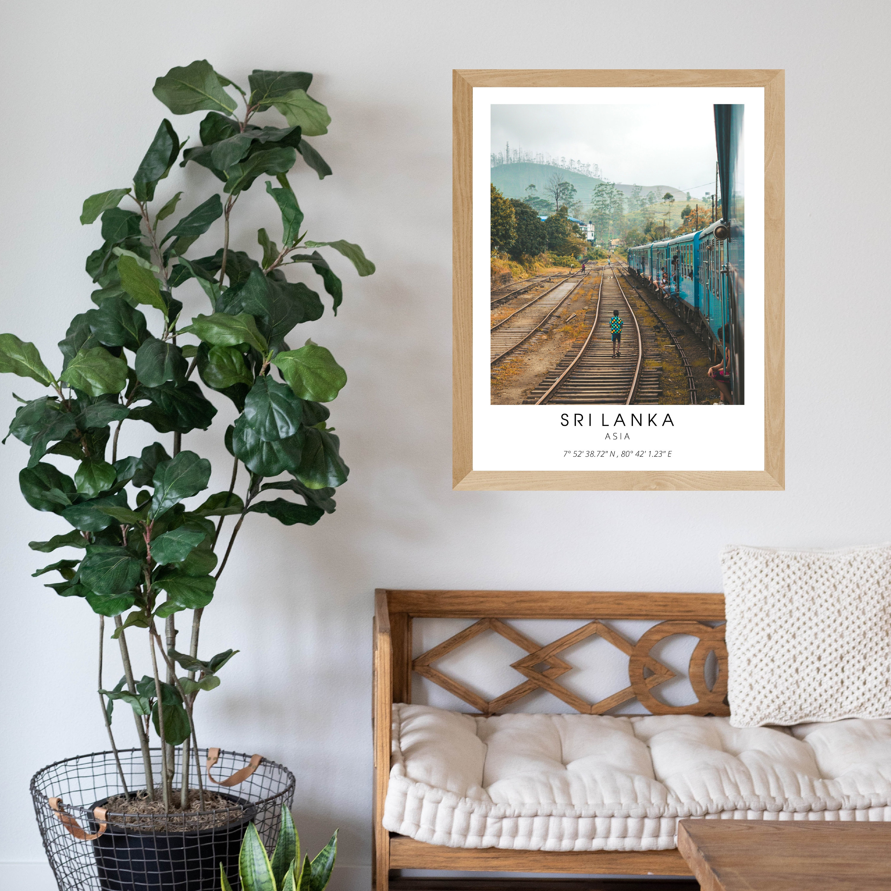 Sri Lanka Wall Artminimalist Printable Wall Artsri Lanka Print, Sri Lanka Poster, Minimalist