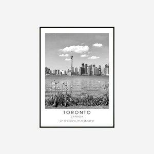 Toronto Latitude and Longitude Toronto Fans T-Shirt : Clothing,  Shoes & Jewelry