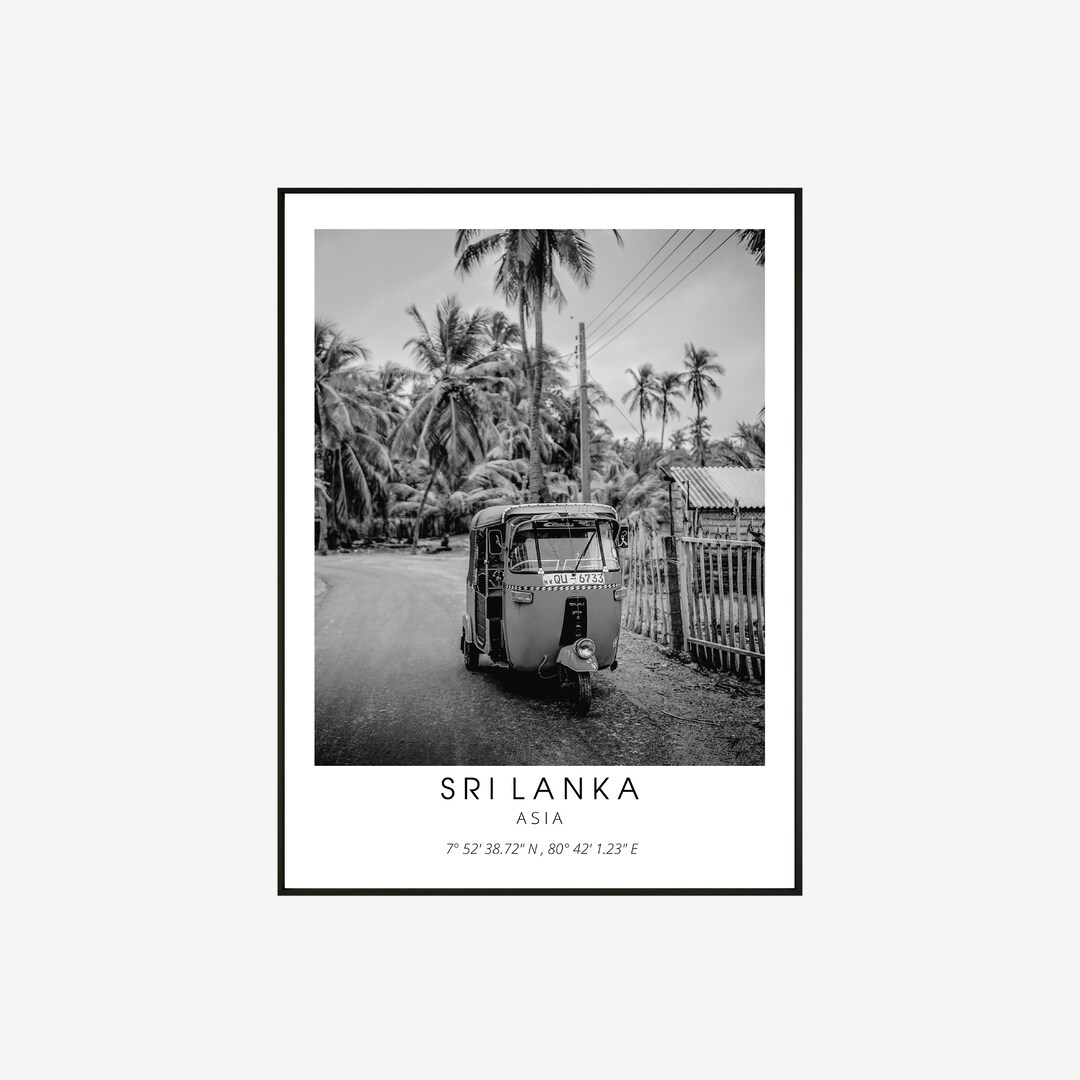 Sri Lanka Wall Artminimalist Printable Wall Artsri Lanka Print, Sri