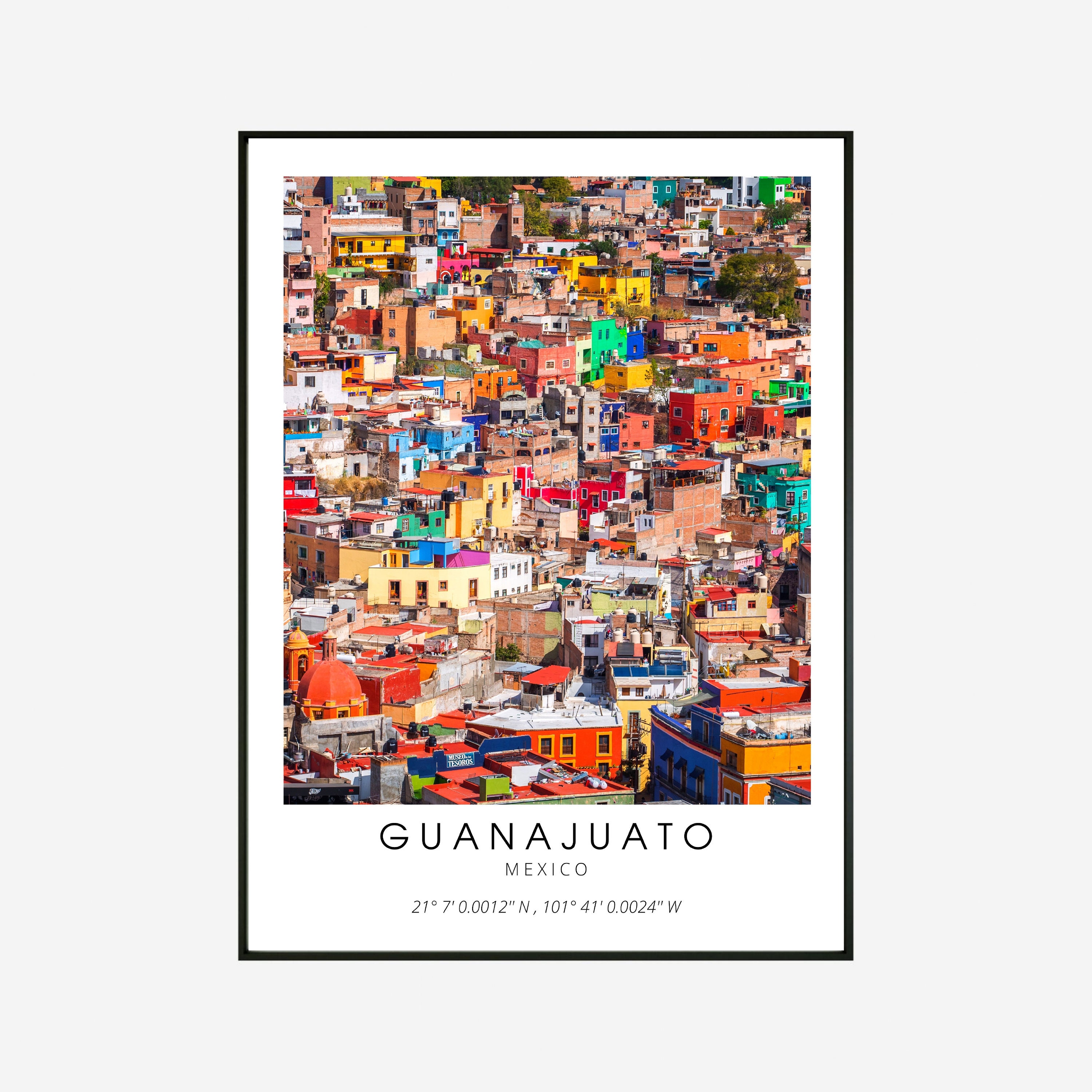 Guanajuato Mexico Digital Download Poster Guanajuato Wall Art Mexico