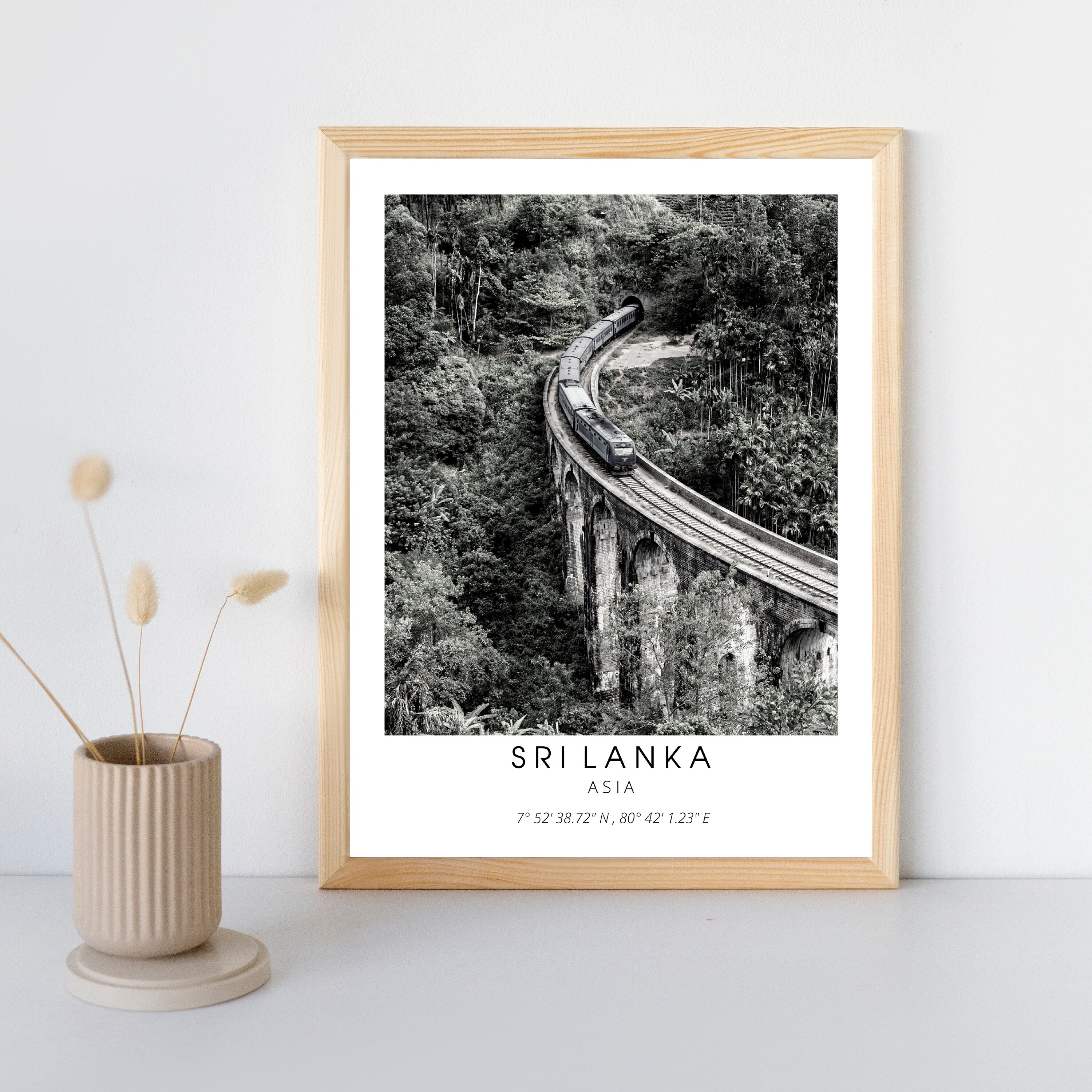 Sri Lanka Wall Artminimalist Printable Wall Artsri Lanka Print, Sri