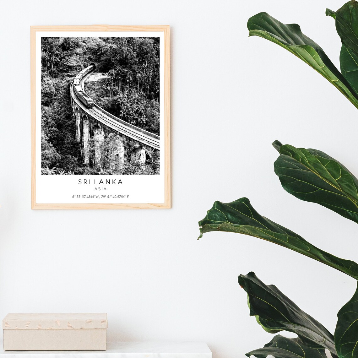 Sri Lanka Wall Artminimalist Printable Wall Artsri Lanka Etsy