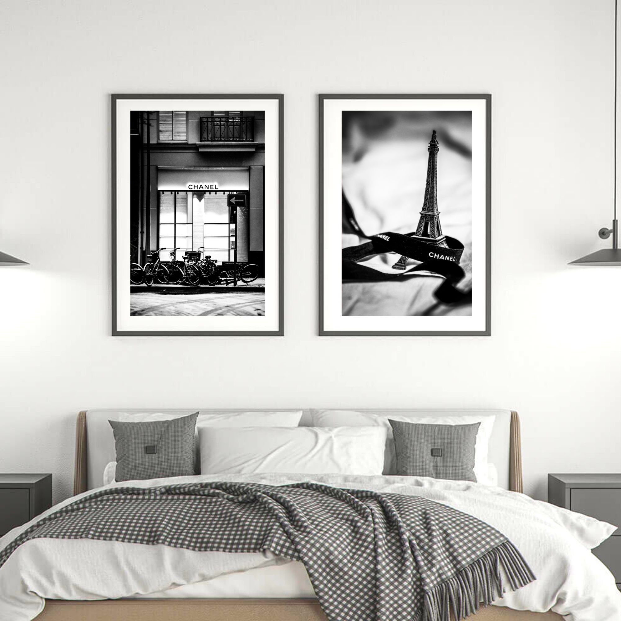 Designer Wall Art Set of 3, Fashion Wall Art Set, Coco Posters,designer