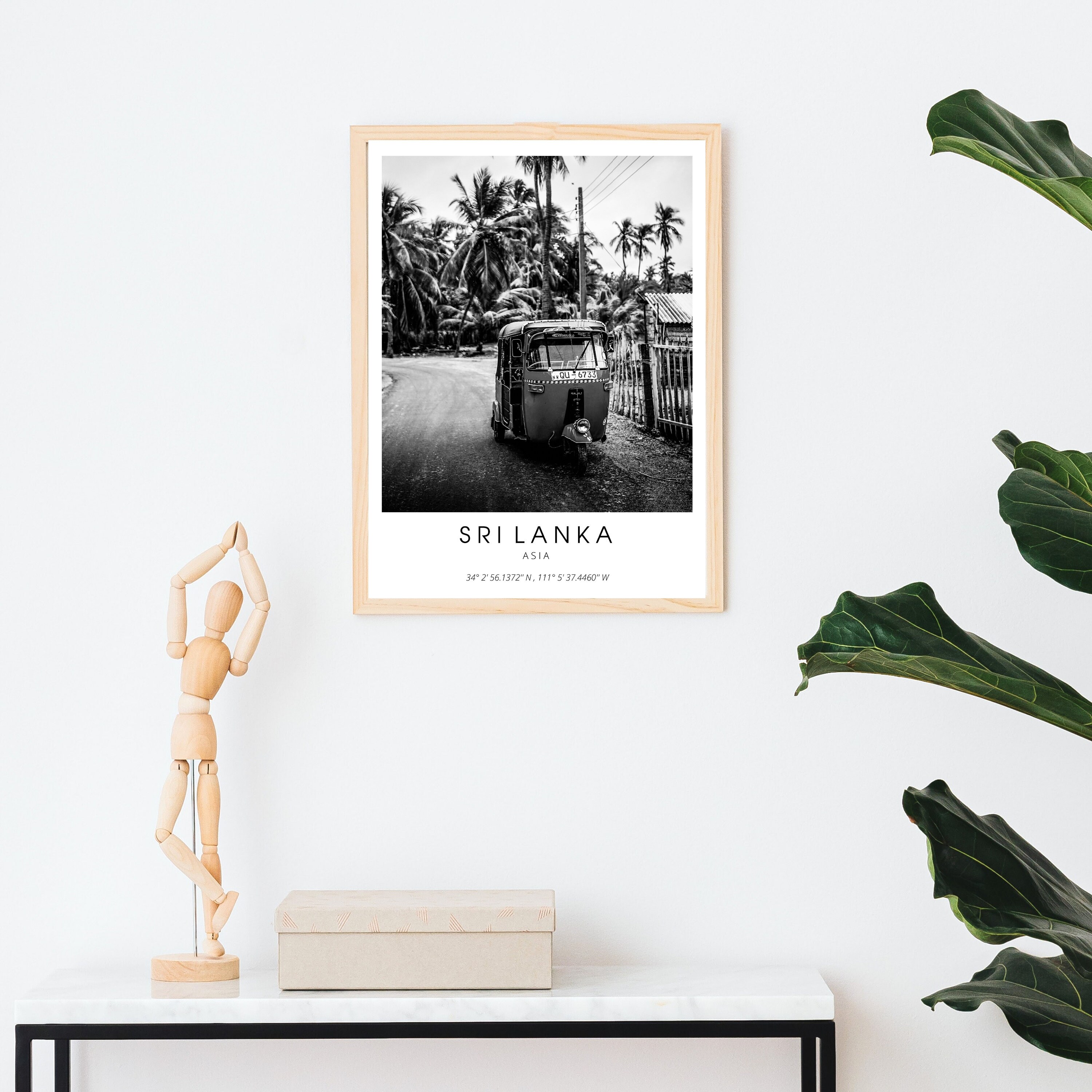 Sri Lanka Wall Artminimalist Printable Wall Artsri Lanka Etsy UK