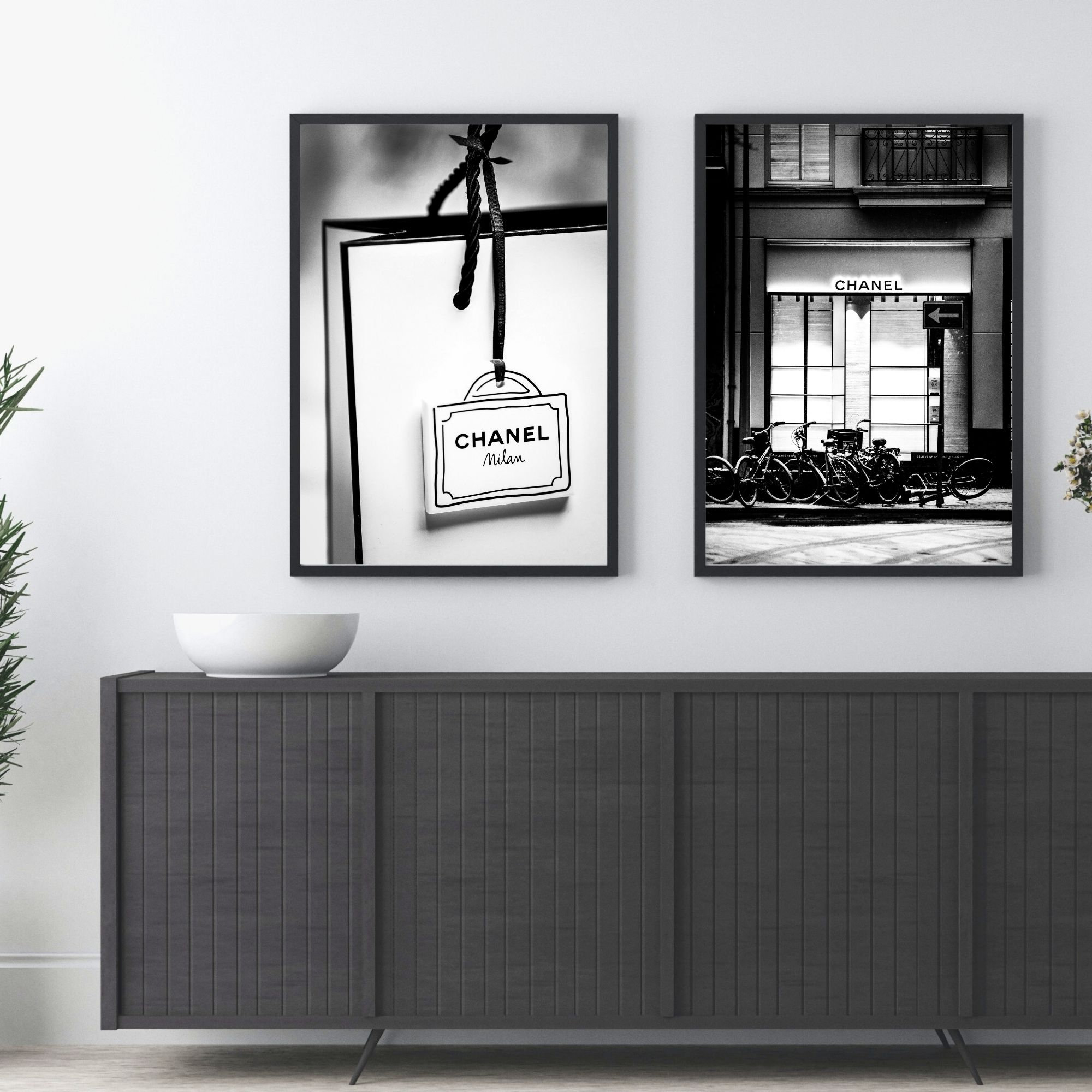 Designer Wall Art Set of 3, Fashion Wall Art Set, Coco Posters,designer