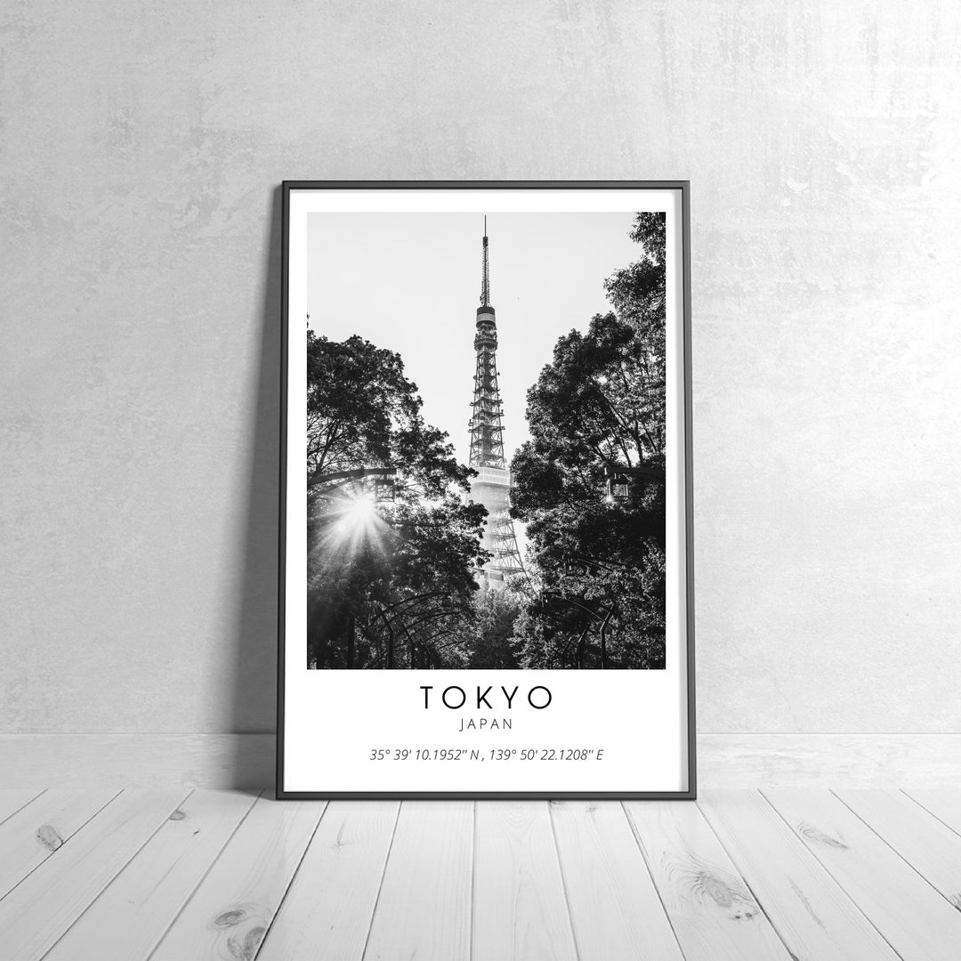 Tokyo Printable Wall Arttokyo Landmark unique Wallart Decortokyo