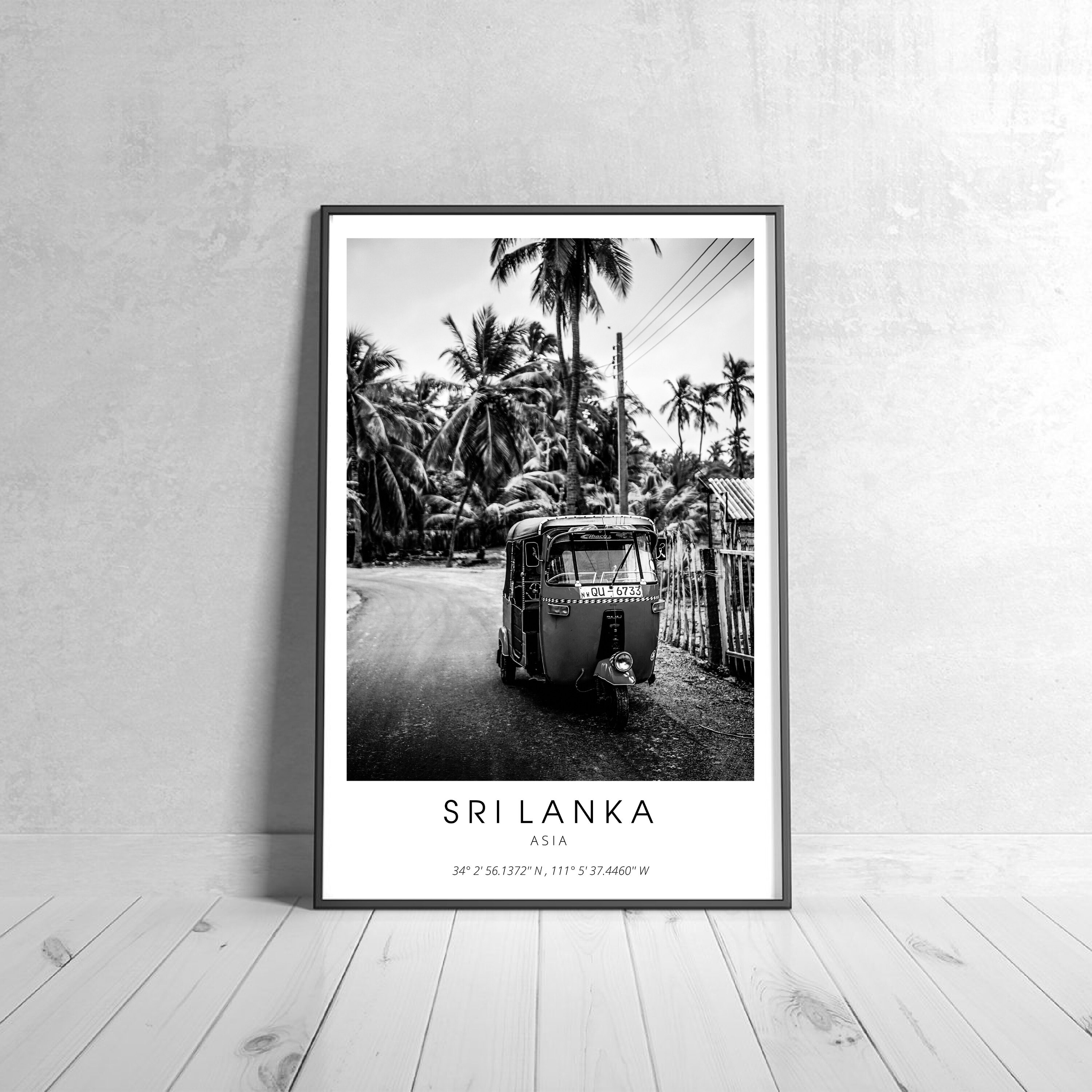 Sri Lanka Wall Artminimalist Printable Wall Artsri Lanka Etsy UK