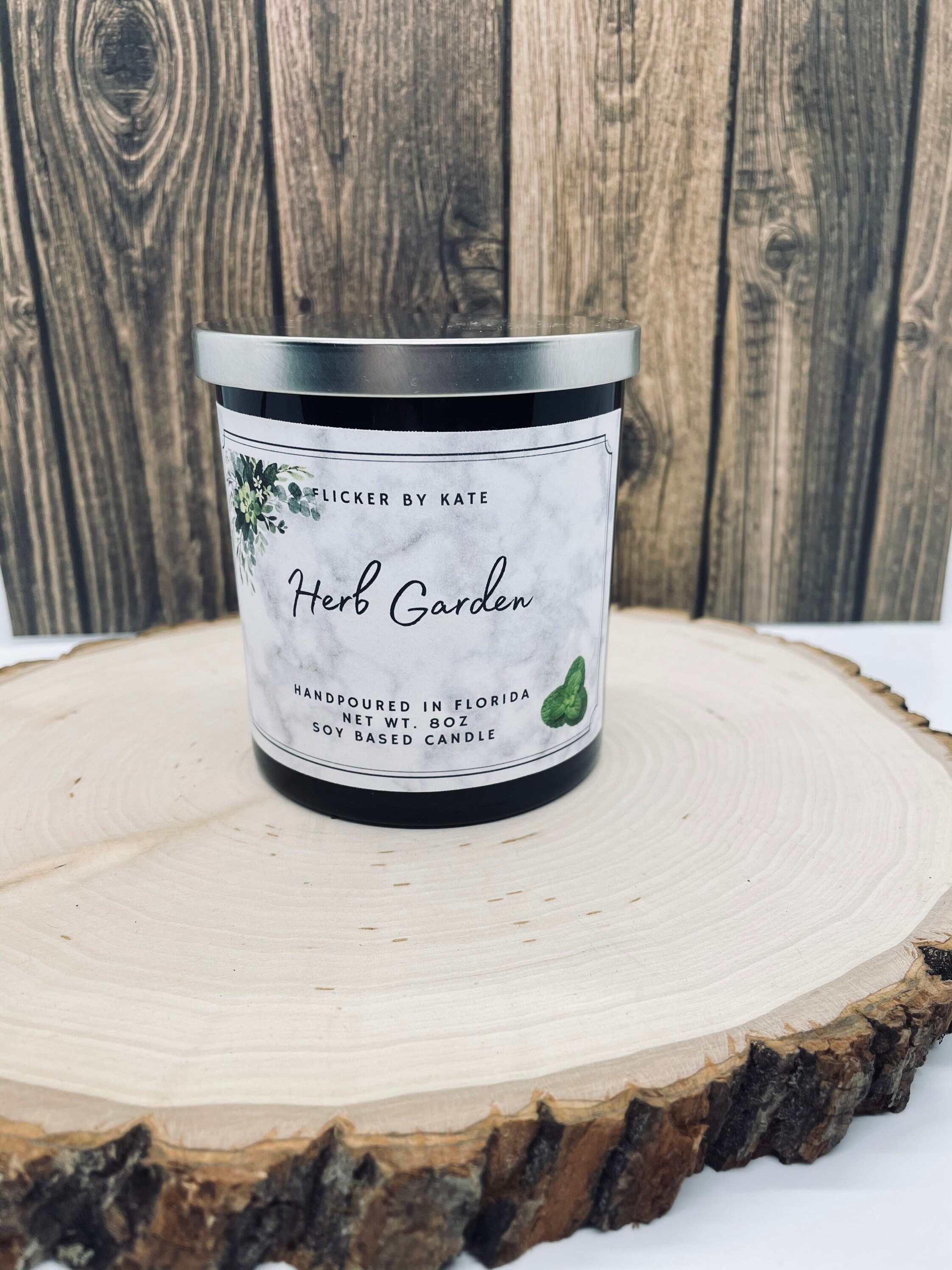 Herb Garden 8oz Candle Etsy