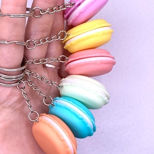 Macaron Keychain Container - Macaron Pill Container