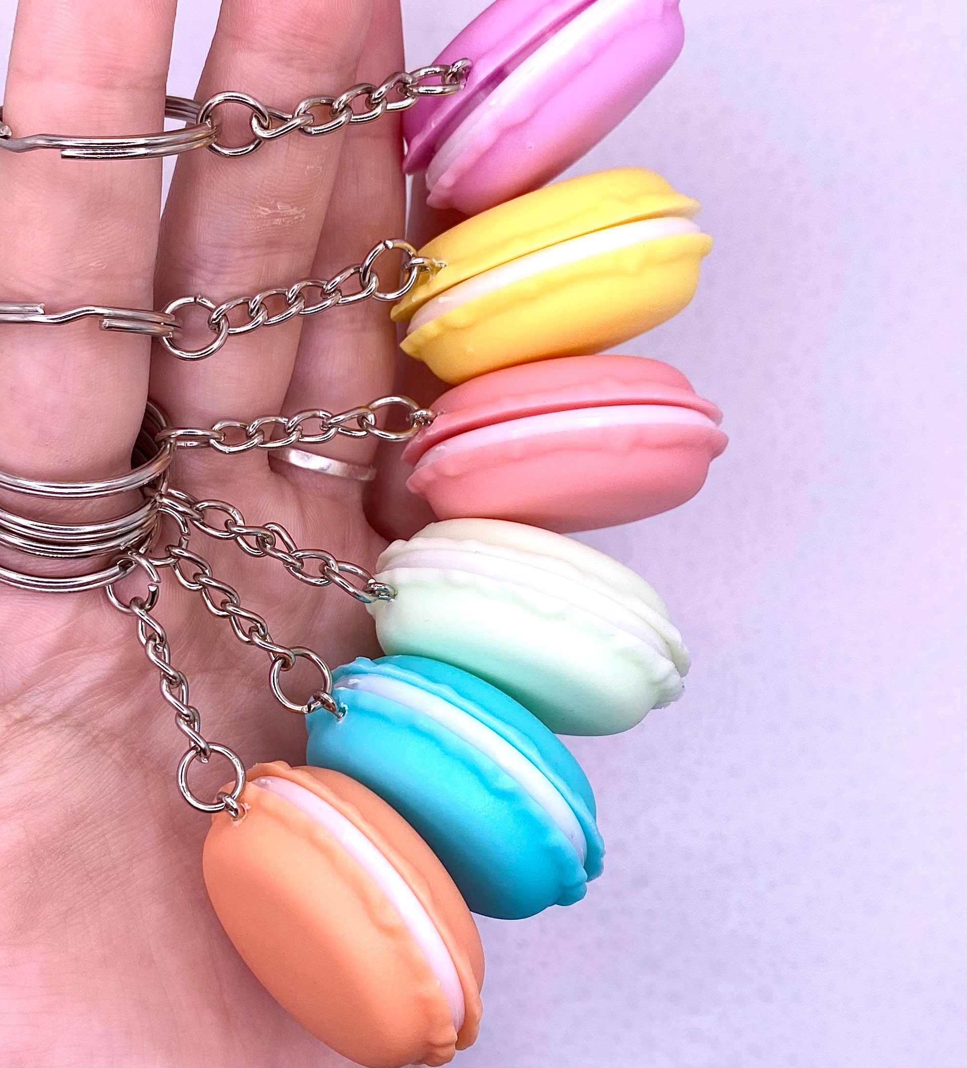 Cute Fruit Candy Color Key Chain For Girls Key Ring Key Clip - Temu