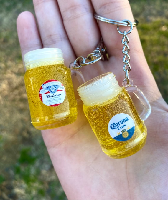 Mini Beer Mug Keychain / Cute Beer Glass Keychain Etsy