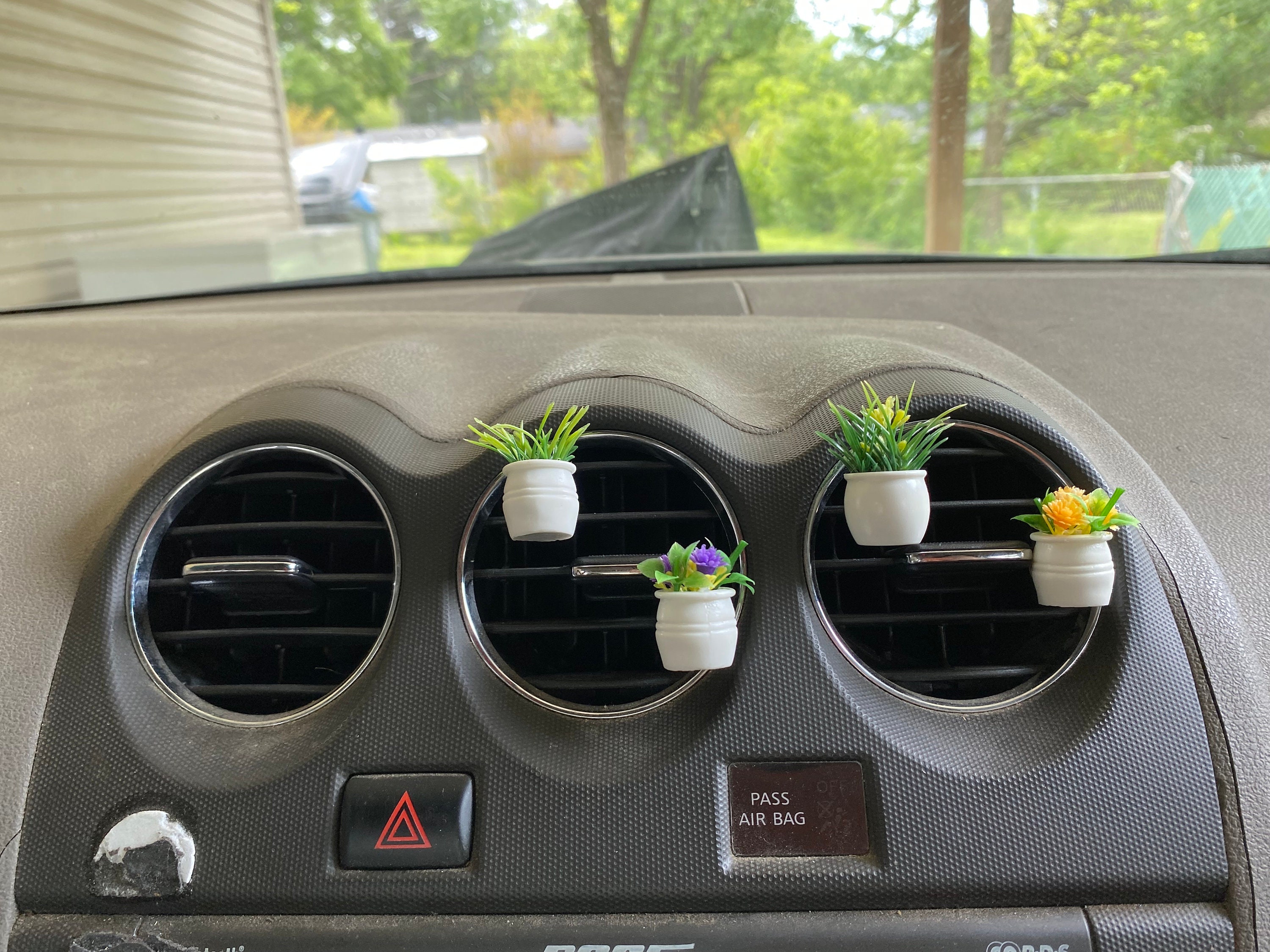 2 Pack Plant Air Vent Clips Choose Your Style Plant Car Clip 