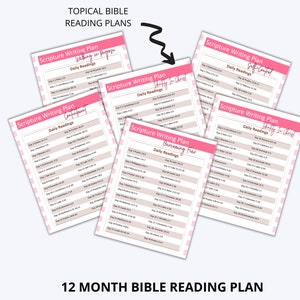 12 Month Scripture Writing Plan 30 Day Scripture Writing image 2