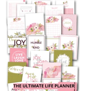 Home Management Planner Household Binder Printable Christian Planner Life Organizer image 1