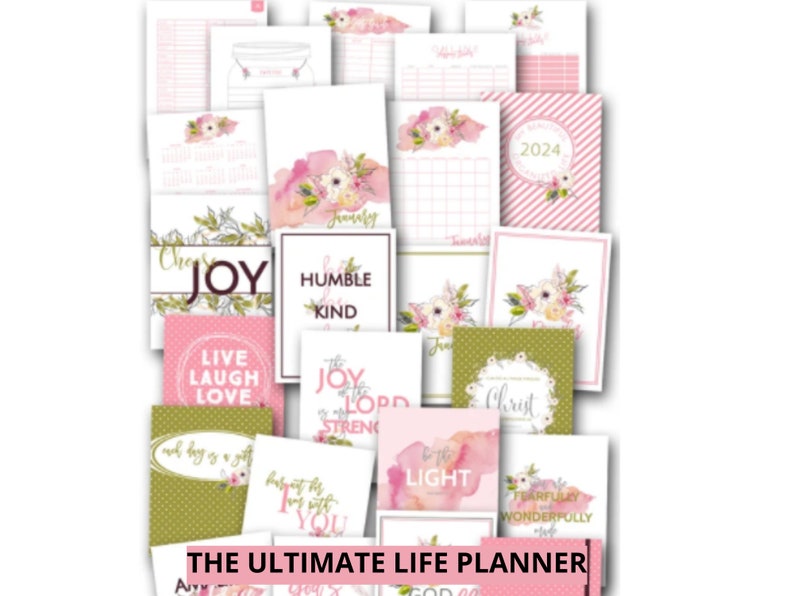 Home Management Planner Household Binder Printable Christian Planner Life Organizer image 1