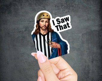 All Knowing Ref Roller Derby Sticker Roller Skate Referee