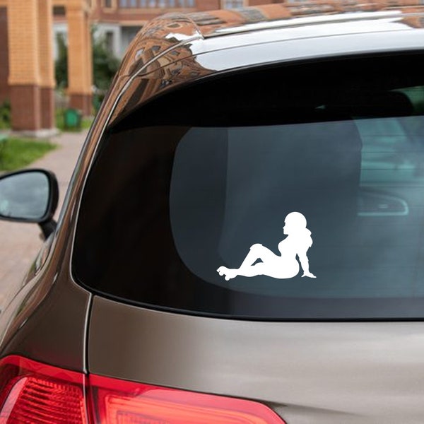 Mudflap Trucker Roller Derby Skater Decal