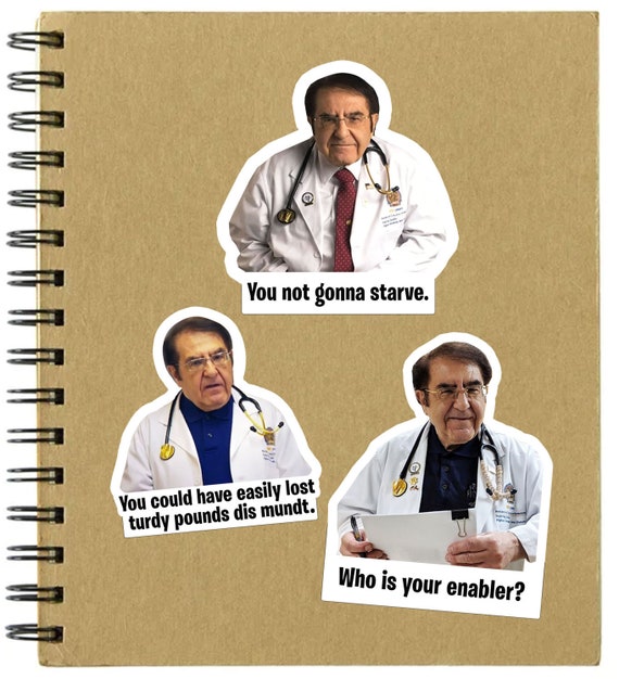 Dr. Now Stickers Set Funny Weight Loss Etsy