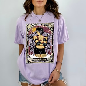 The Skater T-Shirt Roller Derby Roller Skate Skateboard