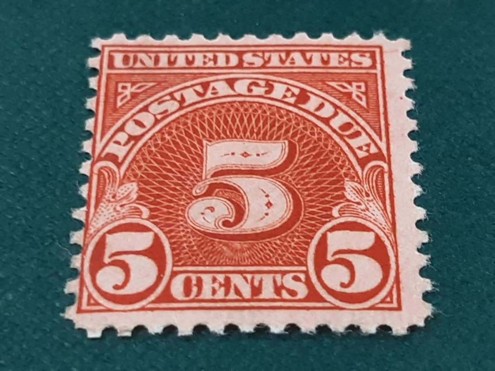 United States Postagedue Postage Stamp 5 cents 1930 Etsy