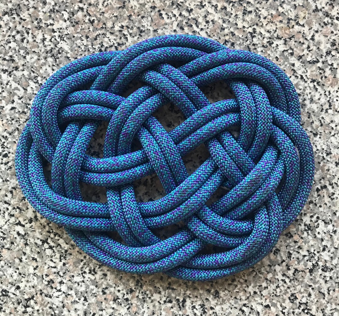 Ocean Plait Rope Mat Etsy