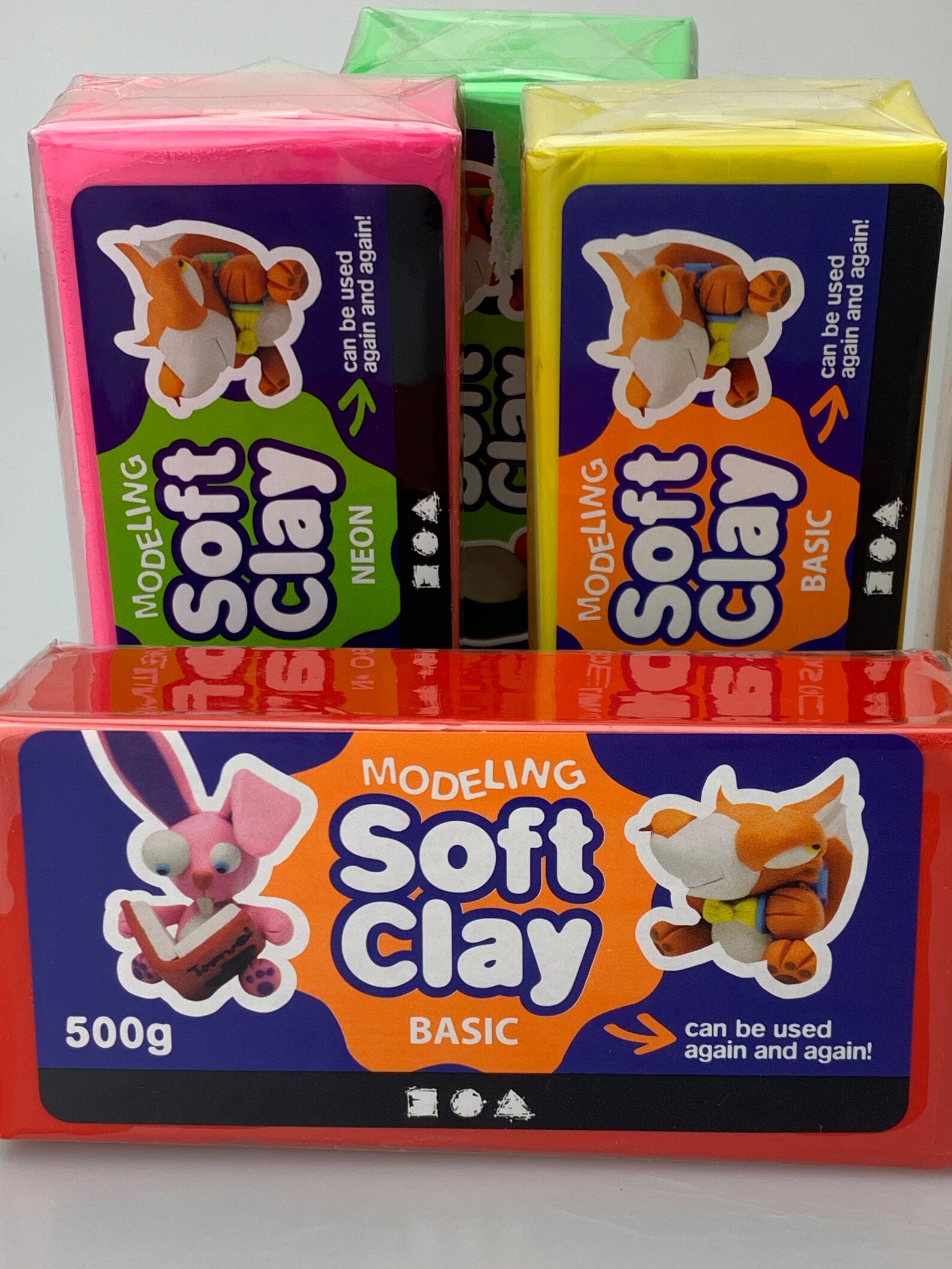 Soft Clay_Modeling Clay_ re-usable and Intermixable Craft Clay | Etsy