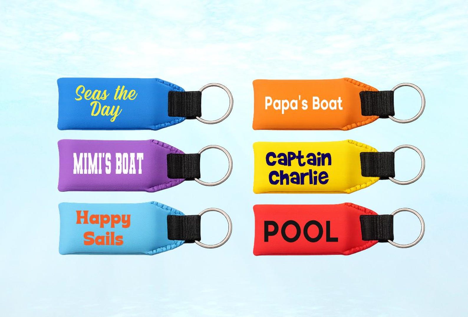 NEW!!*** Personalized Floating Keychain: Boating Fishing Lake Gift ...