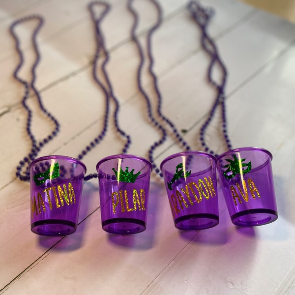 custom mardi gras necklace