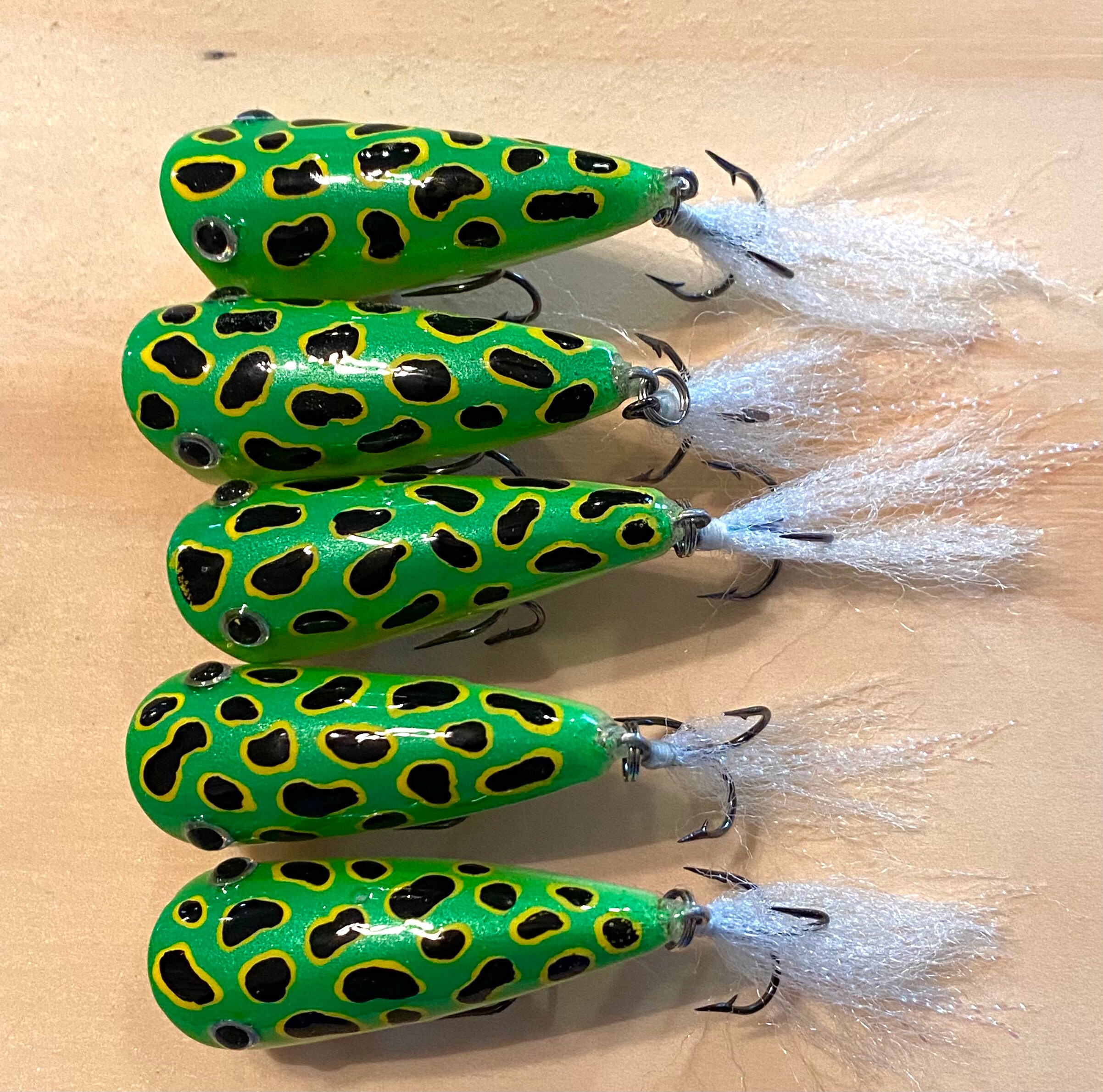 Handmade Wooden Topwater Fishing Lure Etsy