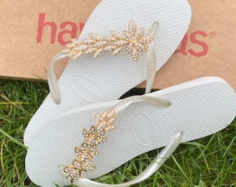 Original Havaianas Slim Personalized Crystal Trail various sizes and colours