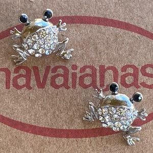 Personalized Crystal Charms for Havaianas SLIM Crystal Frog