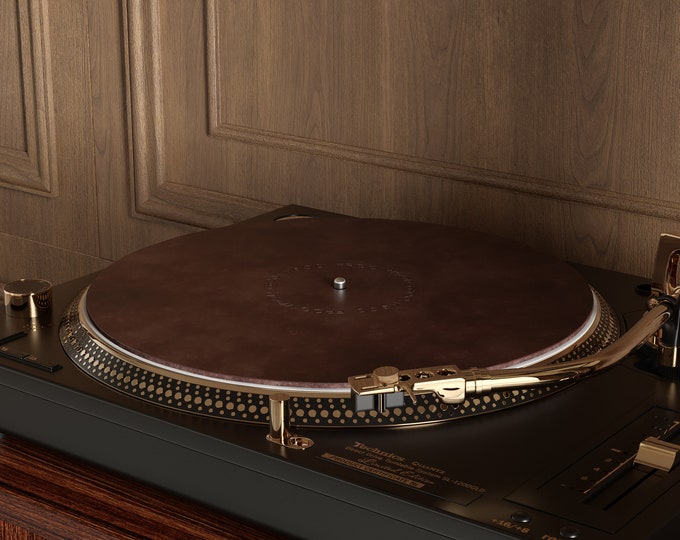 Turntable Leather Slipmat, Record Player Mat Gift, Music Slipmats, DJ