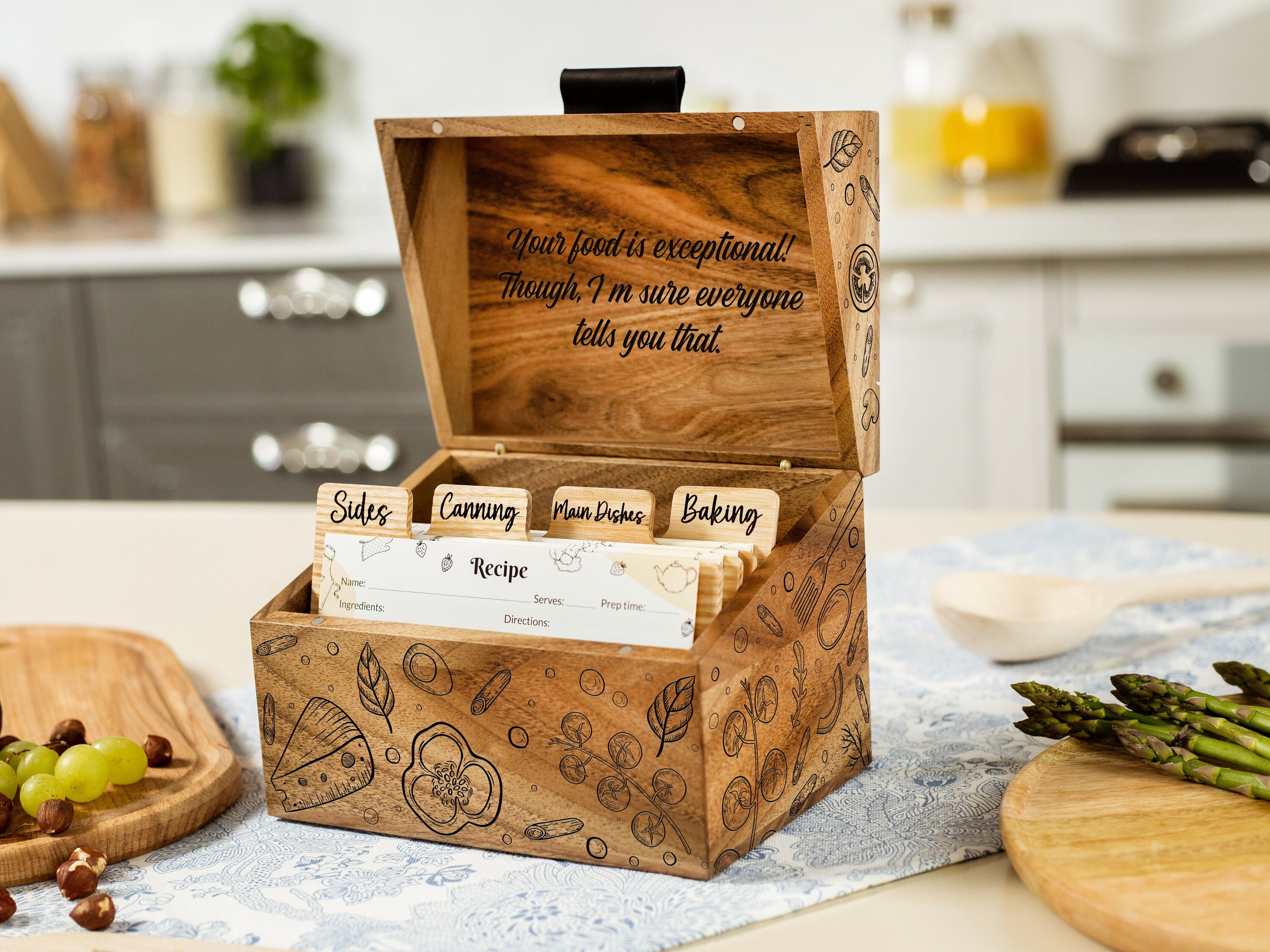 Recipe Card Protections Clear Covers to Keep Your Cards Clean and