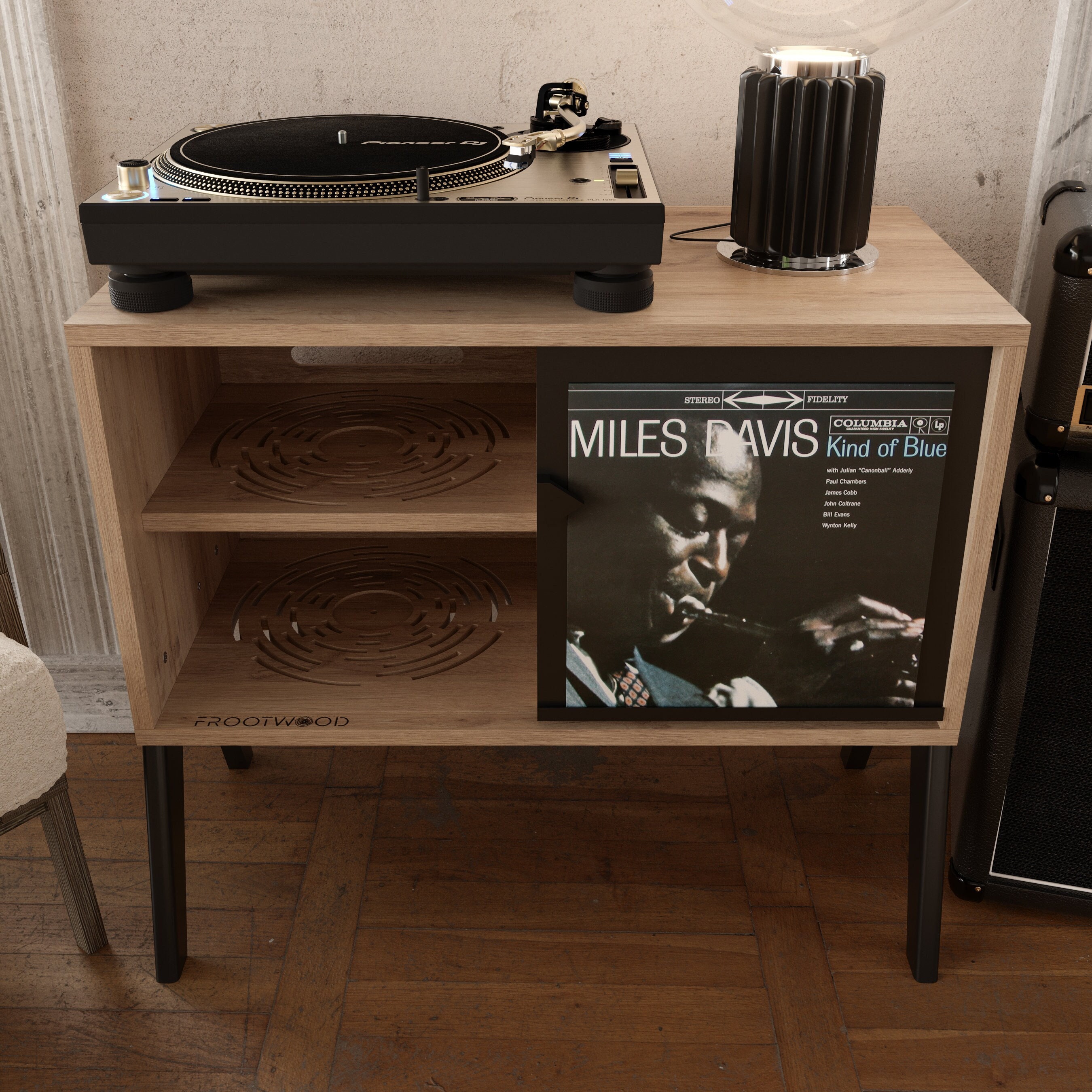 Record Box - Vinyl Record Storage - 7 Schallplatten Aufbewahrung