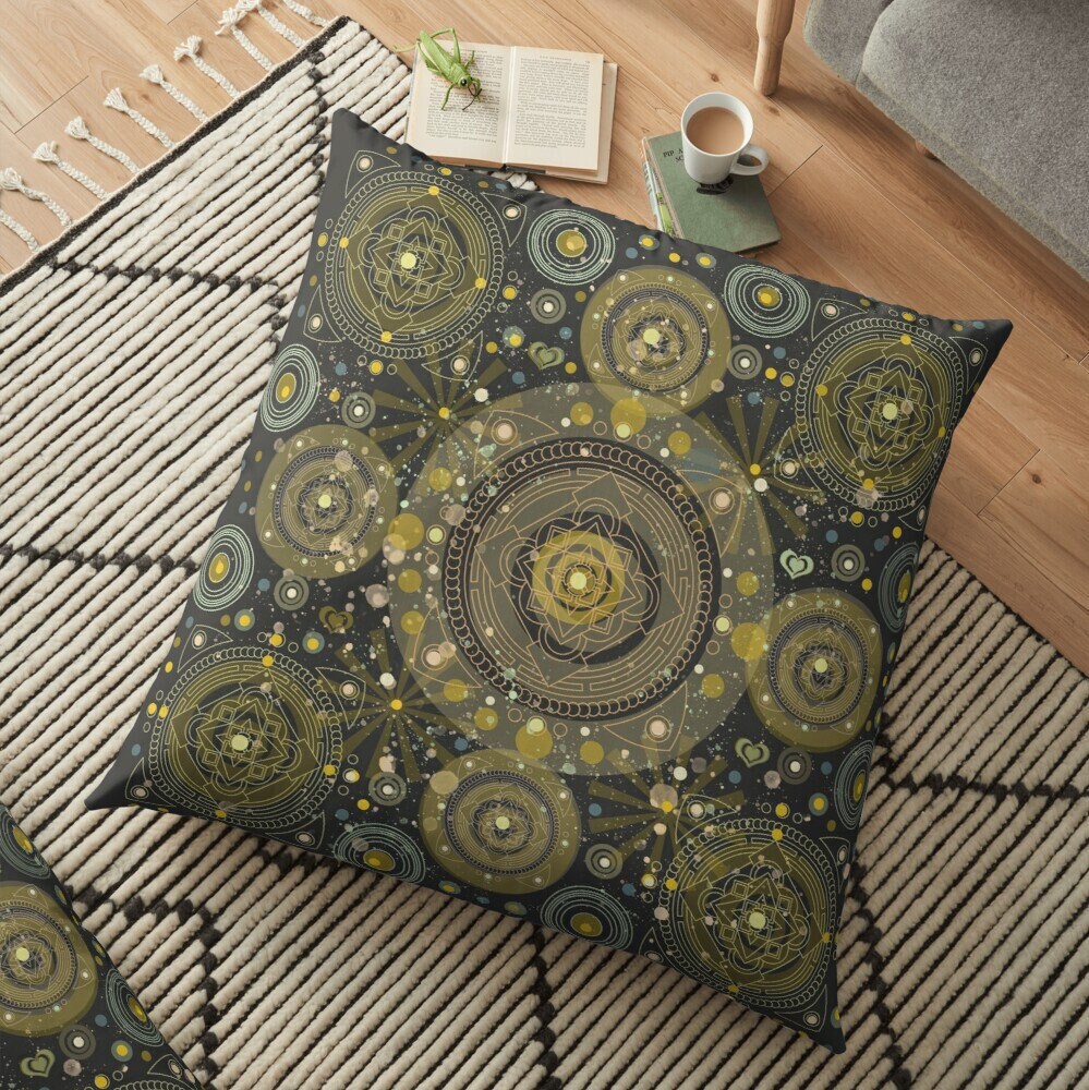 Coussin Chic Or et Noir