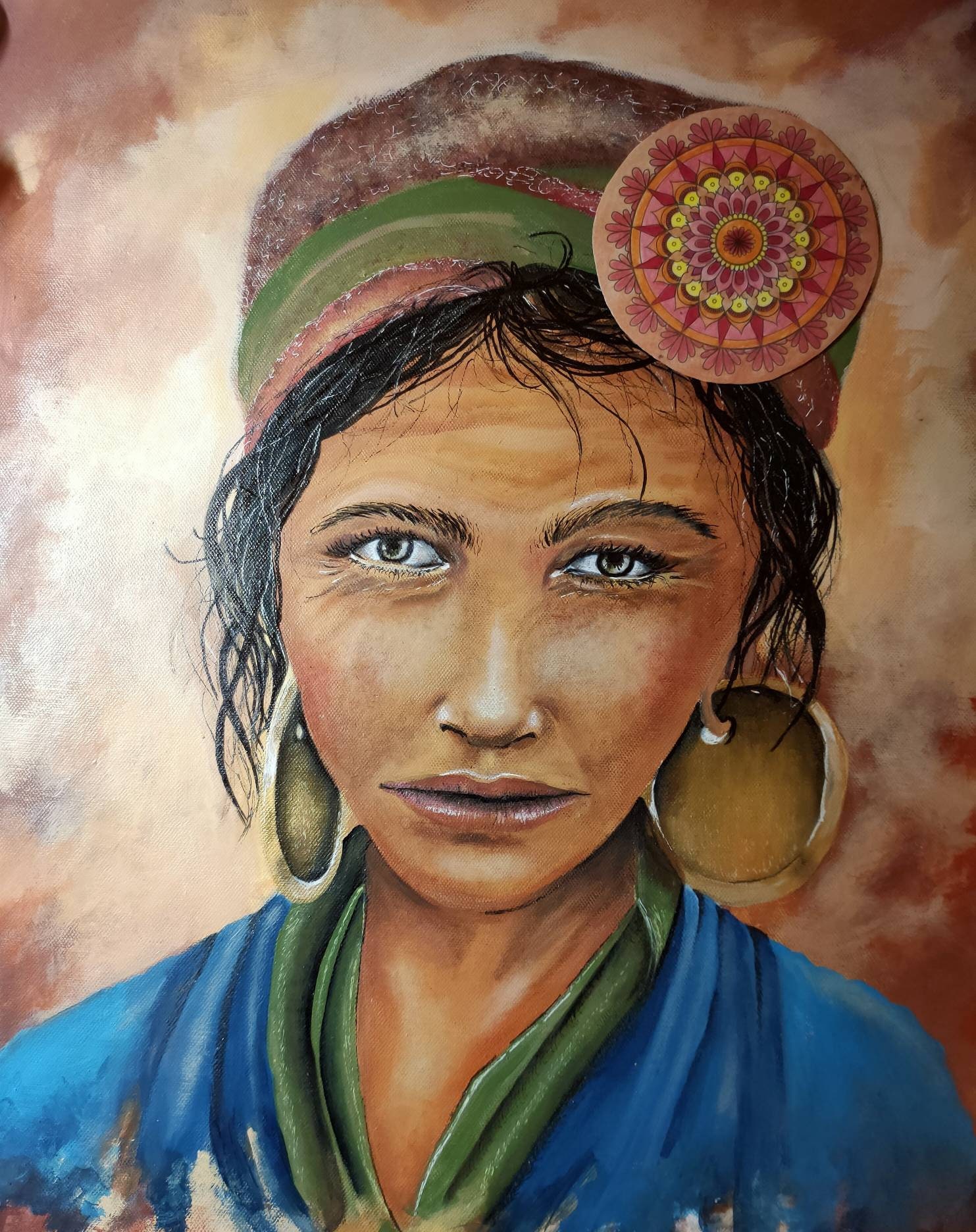 Tableau Portrait de Sangmo