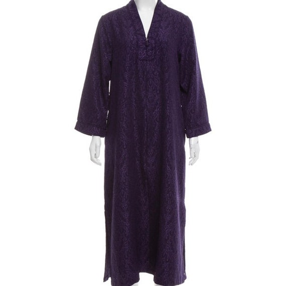 Oscar de la Renta Jacquard Purple Maxi Dress, NWT'