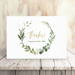 ALKOHOLIKER ANONYM: Digitaldruck Nüchternheitskarte, "AA Thank You", 13x18 cm, gefaltet, Sie laden sie selbst herunter!