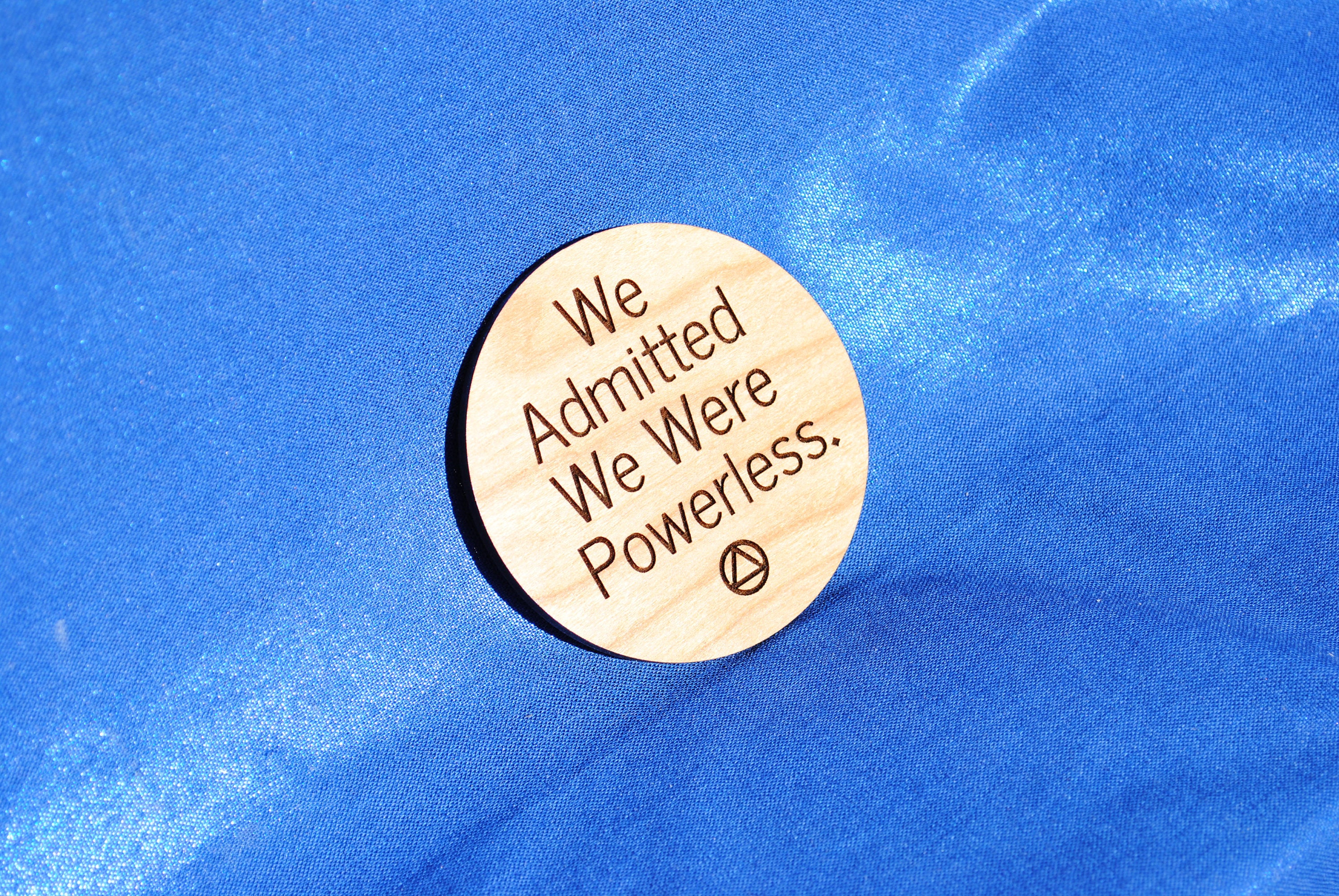 Alcoholics Anonymous Slogan Magnet With AA Symbol We Etsy
