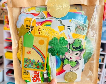 St. Patty's Day-junkdagboekkit | PLAKBOEK | Benodigdheden voor dagboeken
