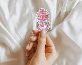Polly Pocket Vintage Sticker Star Film Cover | Toy Sticker