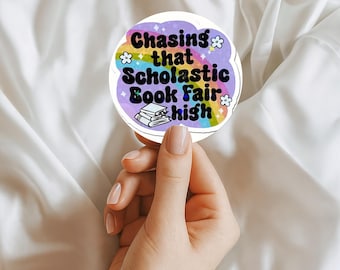 Scholastic Book Fair Sticker | 80s Nostalgia Sticker